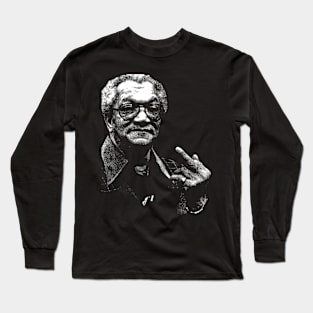 Redd Foxx Middle Finger Vintage HD Classic Style Long Sleeve T-Shirt